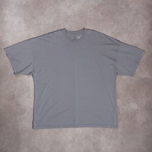 Machus Private Label Gray Premium Lightweight Boxy Fit TShirt Made in USA XL